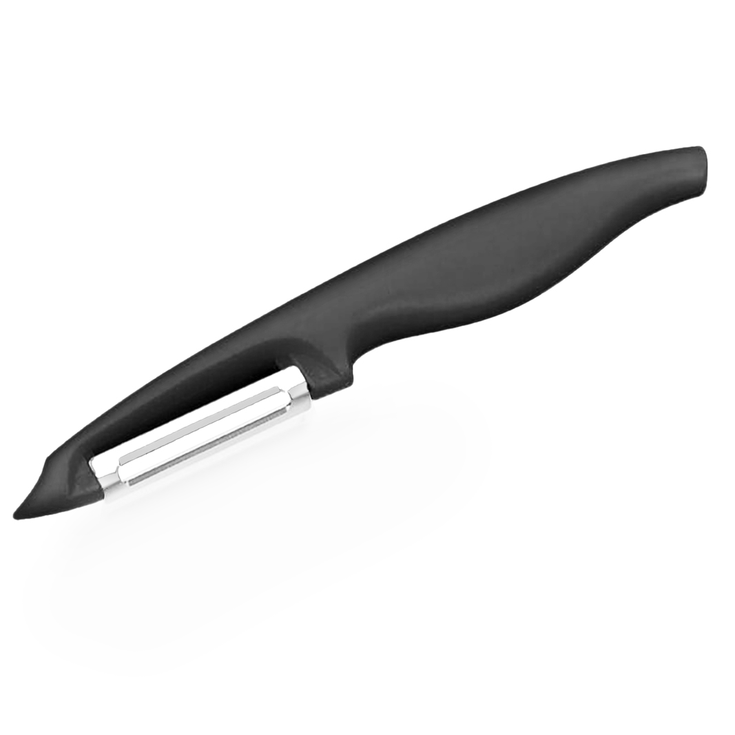 Forever Peeler – Eco-Friendly Wheat Fibre Straight Peeler with Stainless Steel Blade (Black)