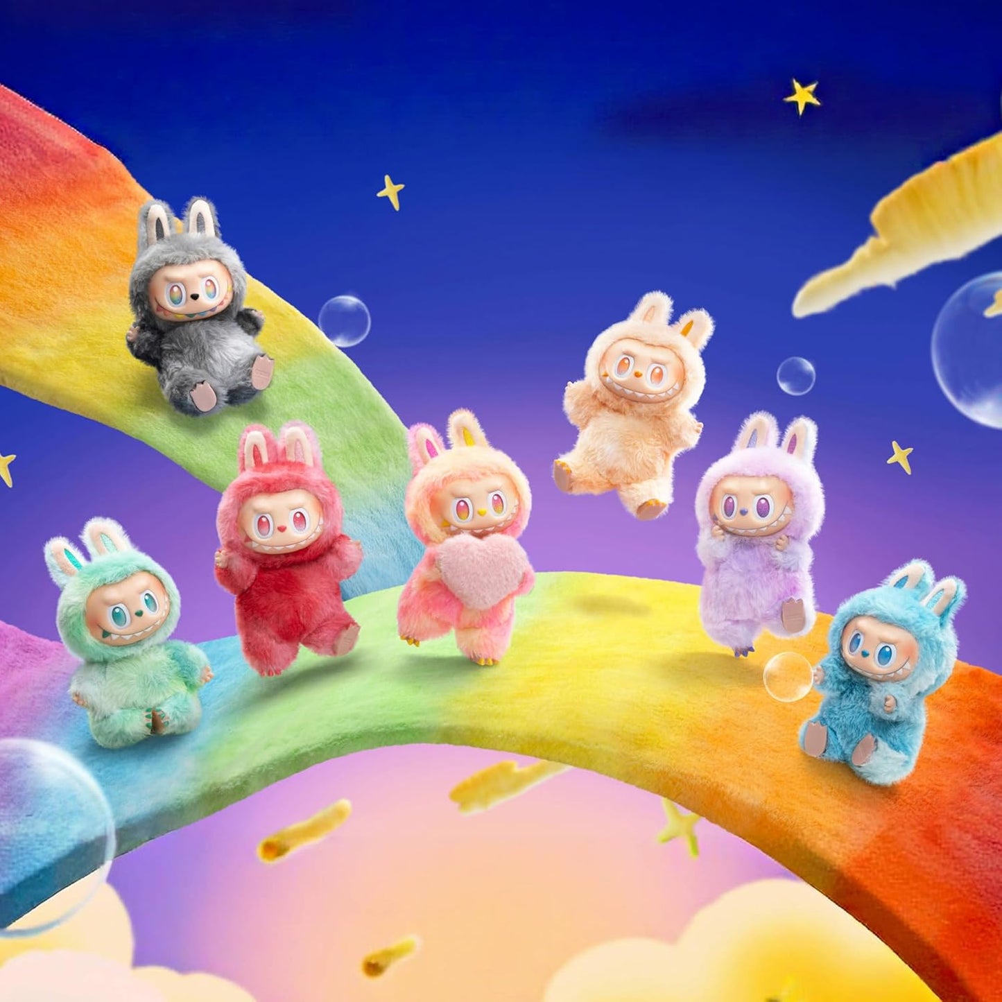 The Monsters Big into Energy Series – Happiness Peach Edition | Vinyl Plush Pendant Figure