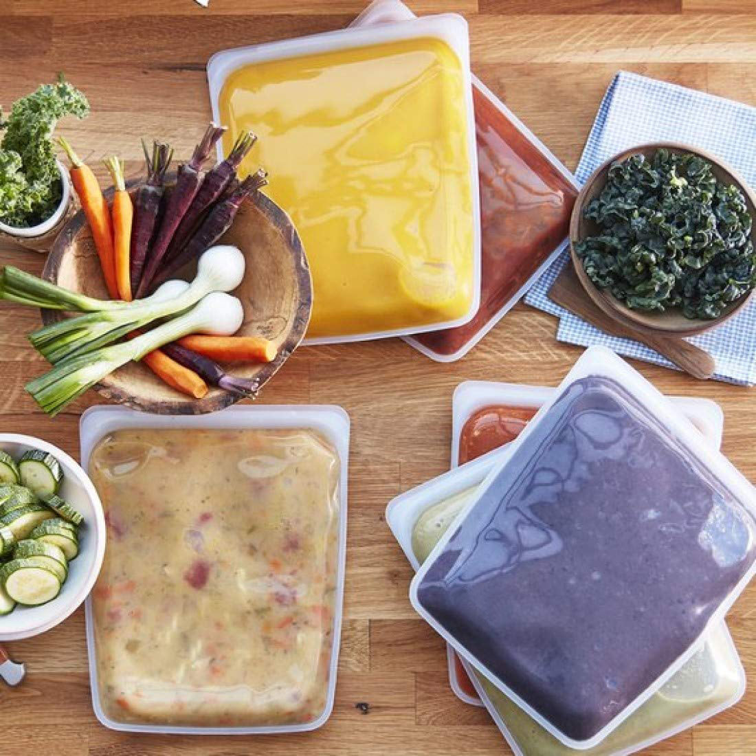 Reusable Silicone Stasher Bag – Large (1900 ml) Food Storage & Cooking Bag