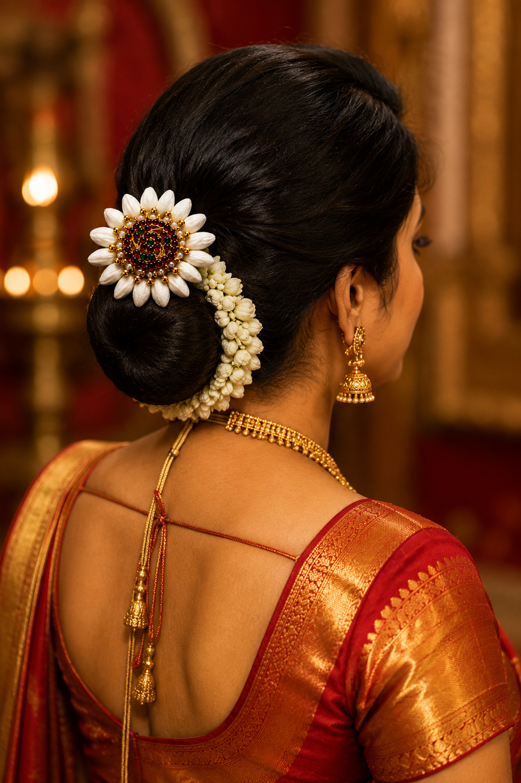 Suryan Traditional Jasmine Floral Hair Clip