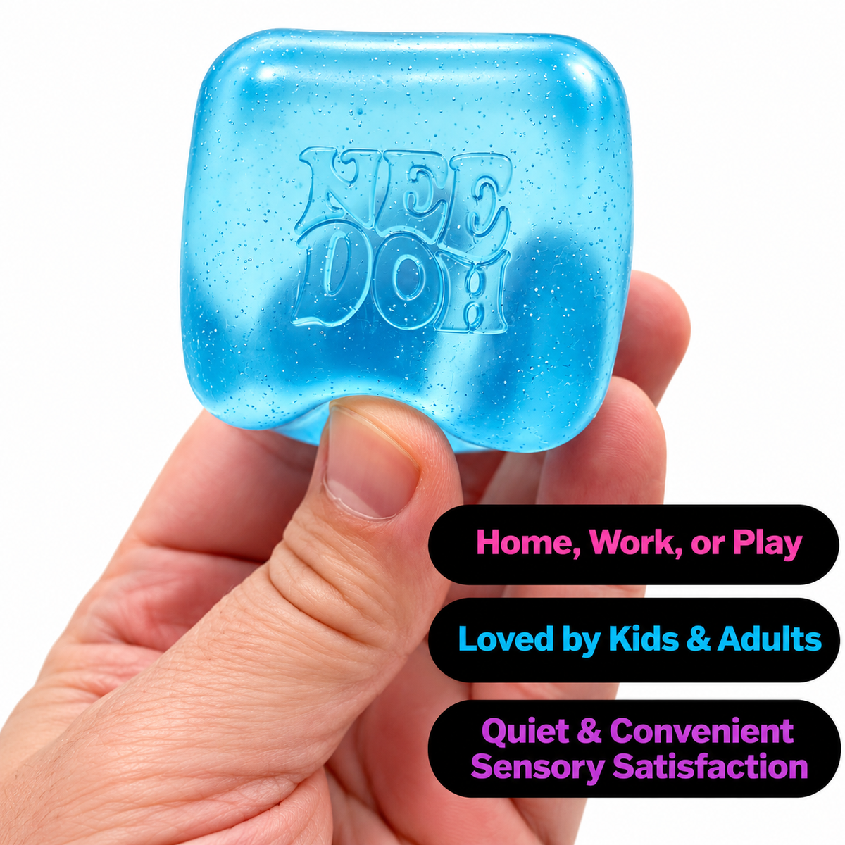 Schylling NeeDoh Nice Cube – Super Solid Squish!