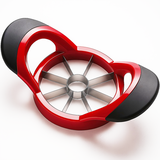 Apple Slicer & Corer – Slice & Core Apples in One Press | 8 Stainless Steel Blades with Easy-Grip Handles