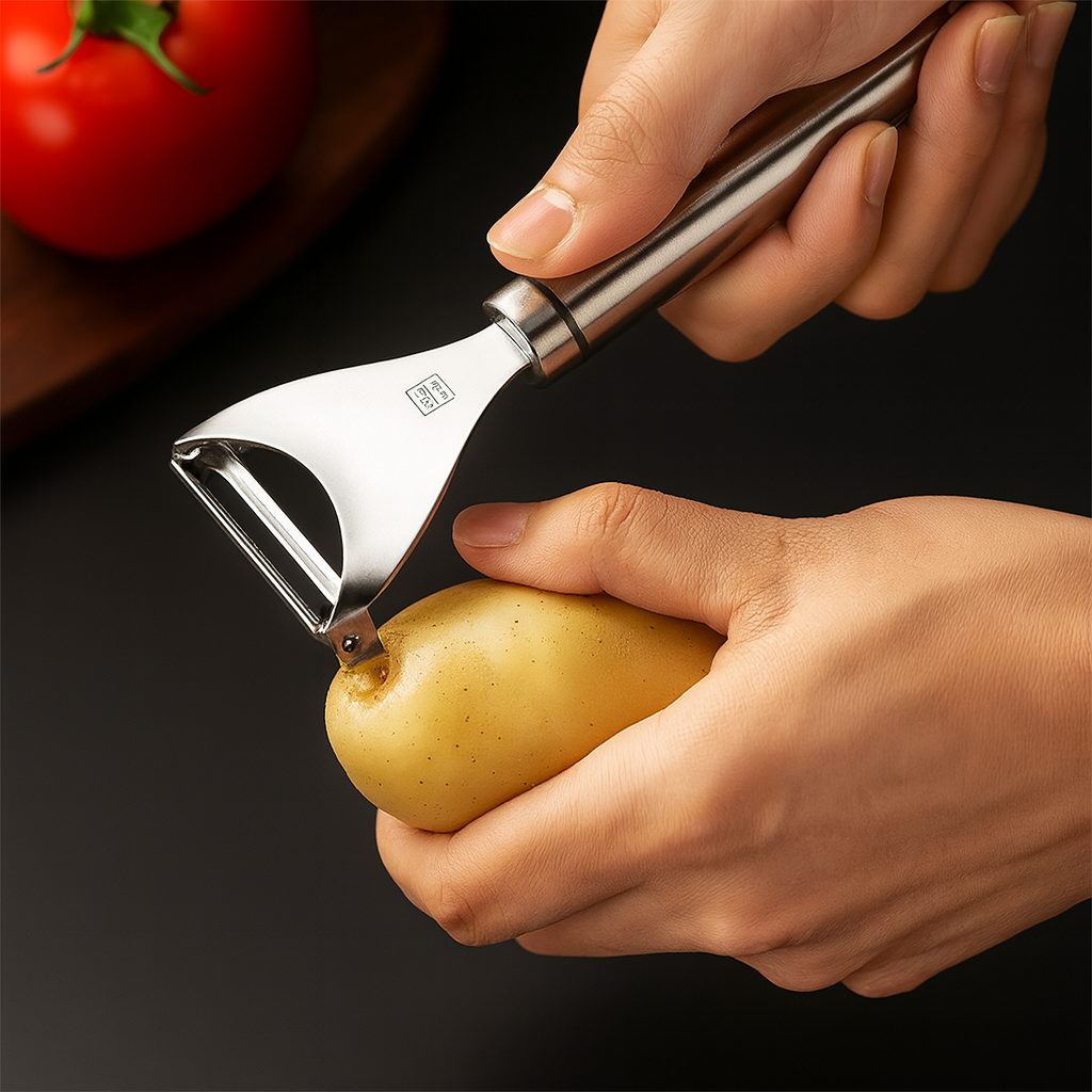 Classic Y Peeler – Ultra-Smooth, Fast Peeling | Sharp Stainless Steel Blade for Easy Kitchen Prep