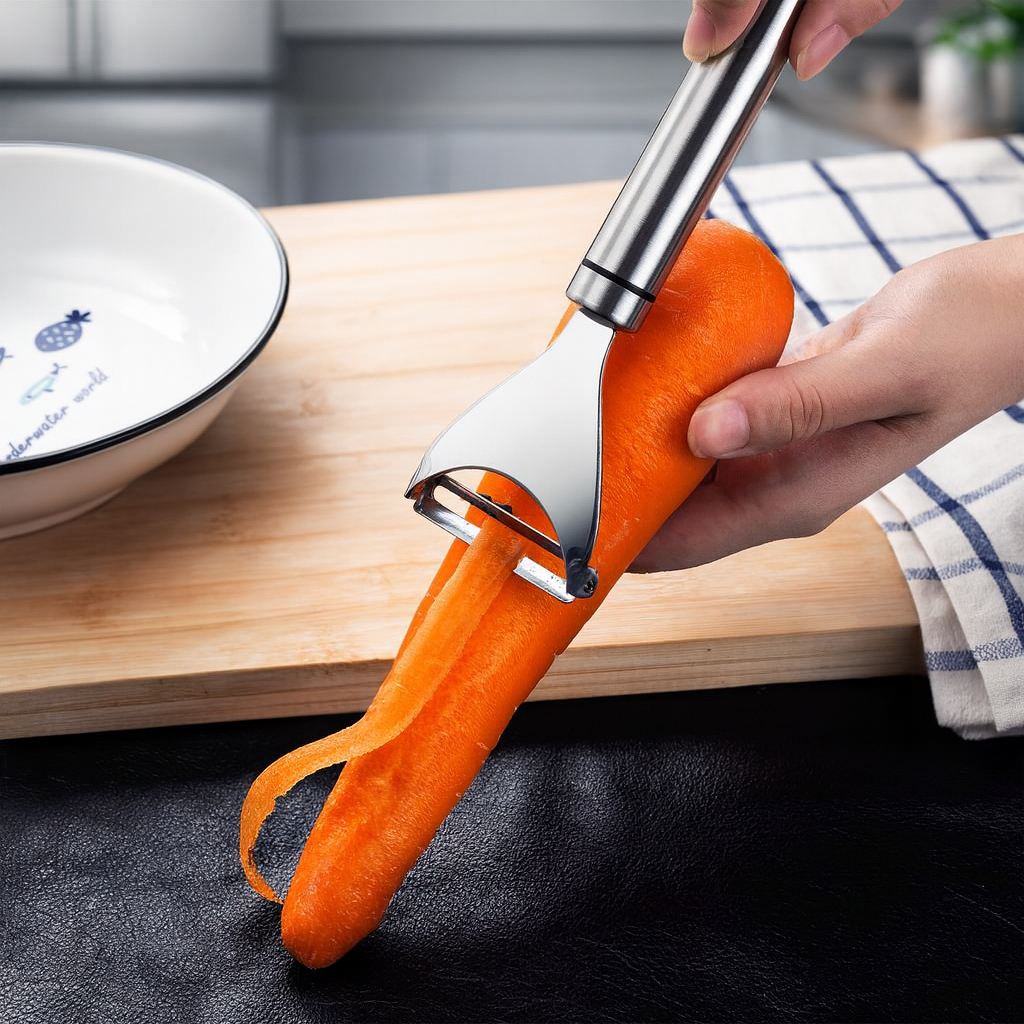 Classic Y Peeler – Ultra-Smooth, Fast Peeling | Sharp Stainless Steel Blade for Easy Kitchen Prep