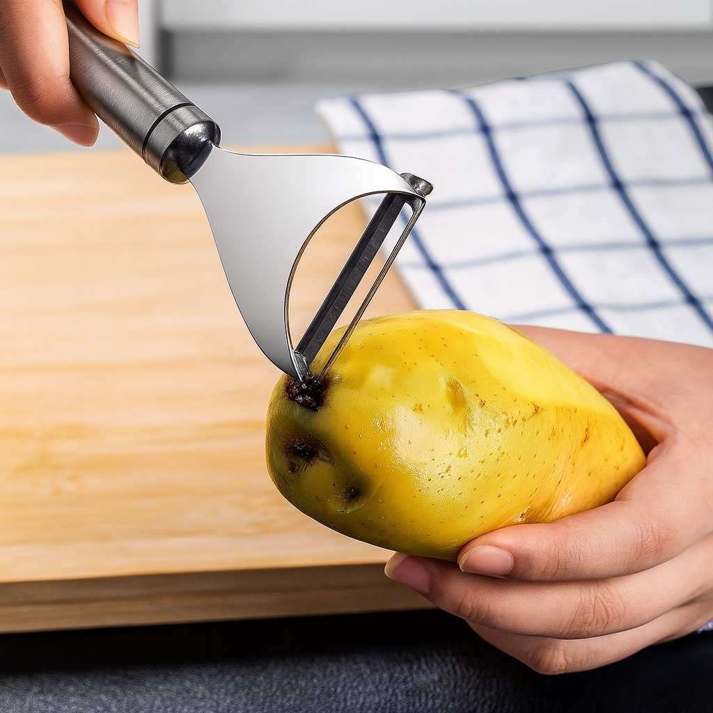 Classic Y Peeler – Ultra-Smooth, Fast Peeling | Sharp Stainless Steel Blade for Easy Kitchen Prep