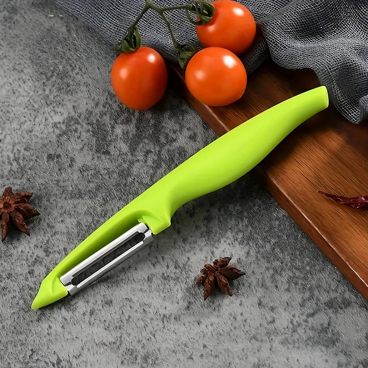 Forever Peeler – Lightweight & Easy on Hands | Smooth, Effortless Peeling with Sharp Stainless Steel Blade (Green)