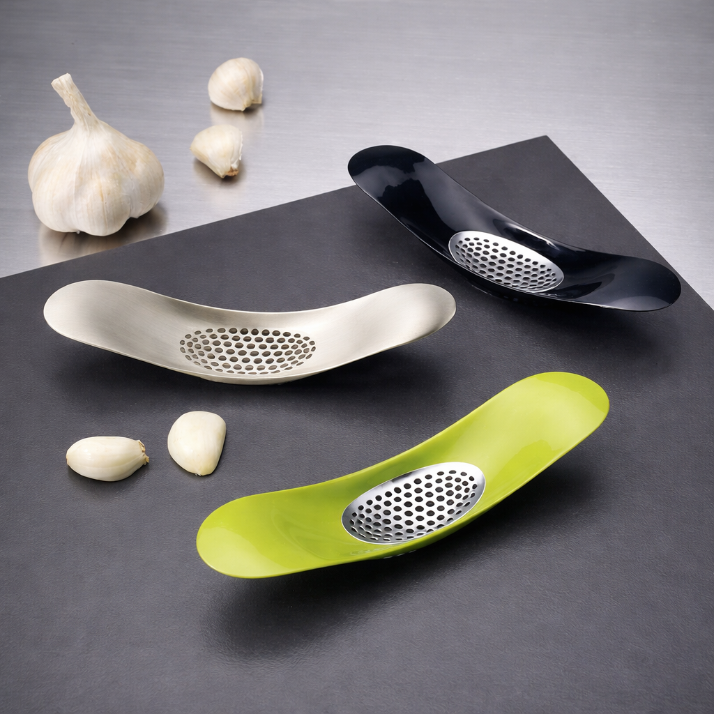 Garlic Rocker Mincer – Stainless Steel Garlic Press & Crusher