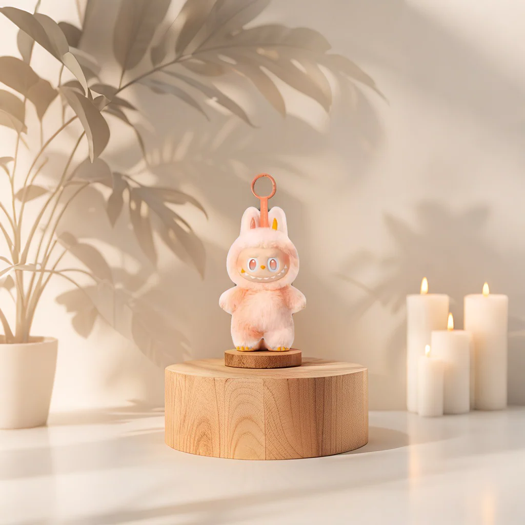 The Monsters Big into Energy Series – Happiness Peach Edition | Vinyl Plush Pendant Figure