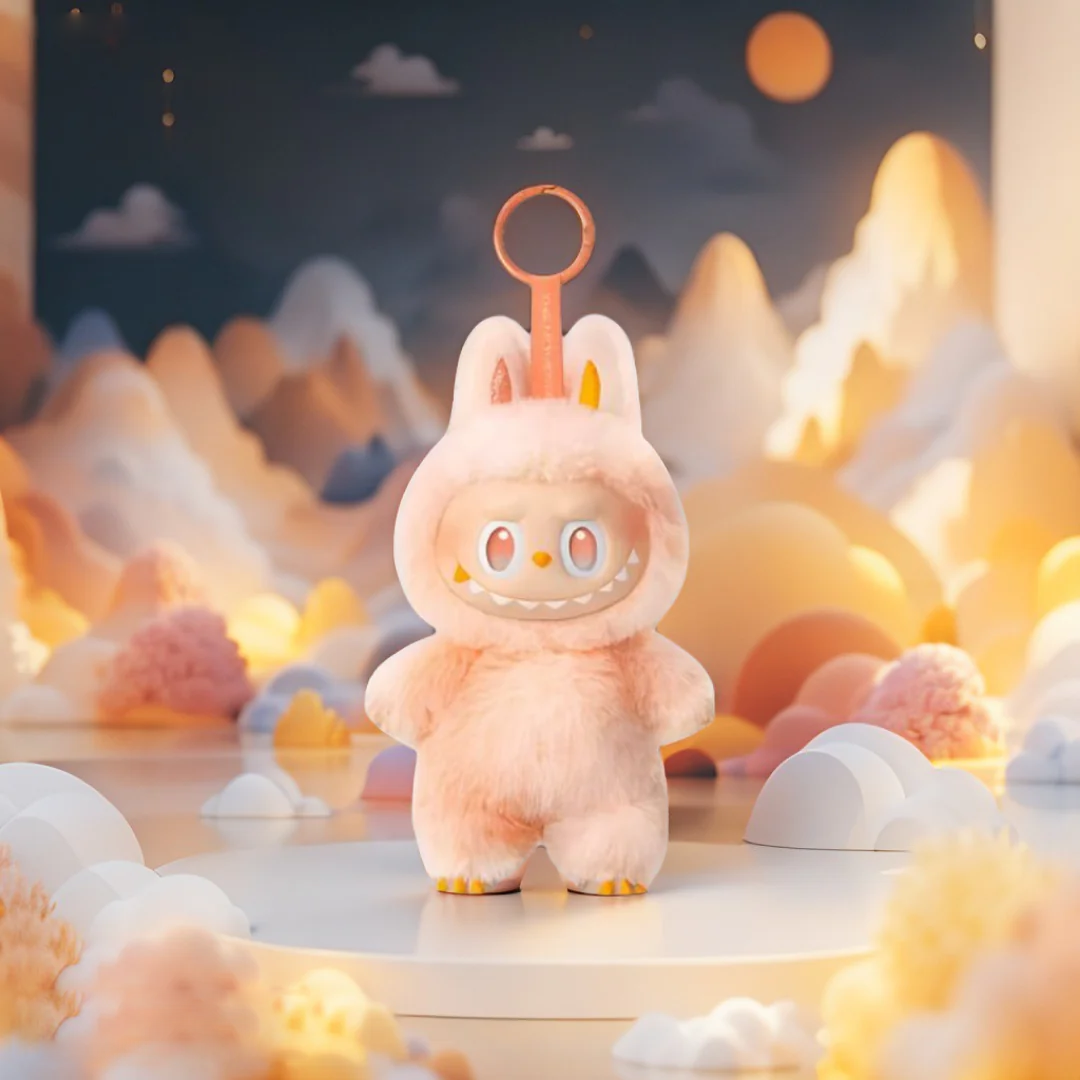 The Monsters Big into Energy Series – Happiness Peach Edition | Vinyl Plush Pendant Figure