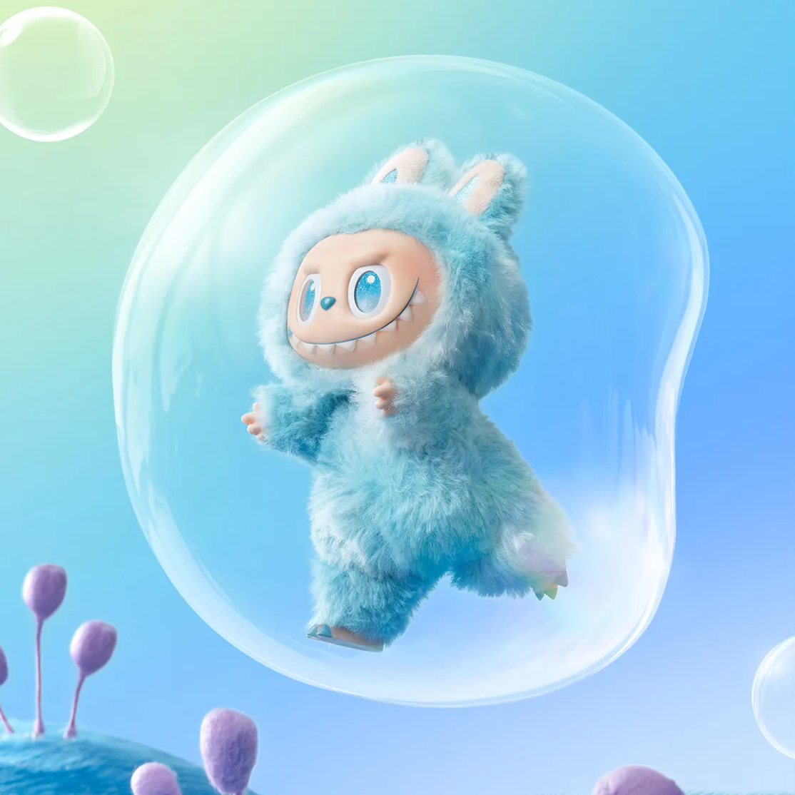 The Monsters Big into Energy Series – Hope Blue Edition | Vinyl Plush Pendant Figure