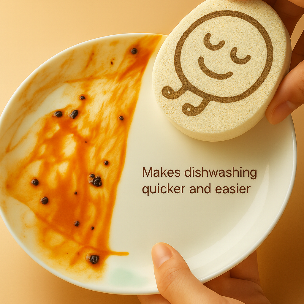 Eco Kitchen Sponges – Pop-Up Reusable Wood Pulp Sponges (2-Pack)