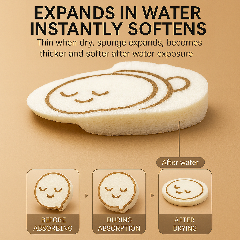 Eco Kitchen Sponges – Pop-Up Reusable Wood Pulp Sponges (2-Pack)