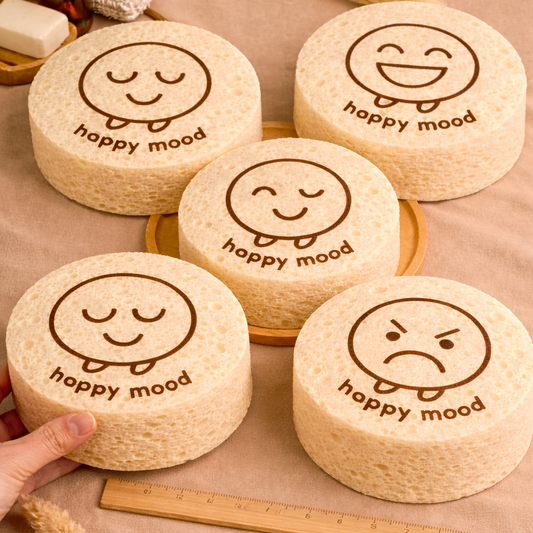 Eco Kitchen Sponges – Pop-Up Reusable Wood Pulp Sponges (5-Pack)