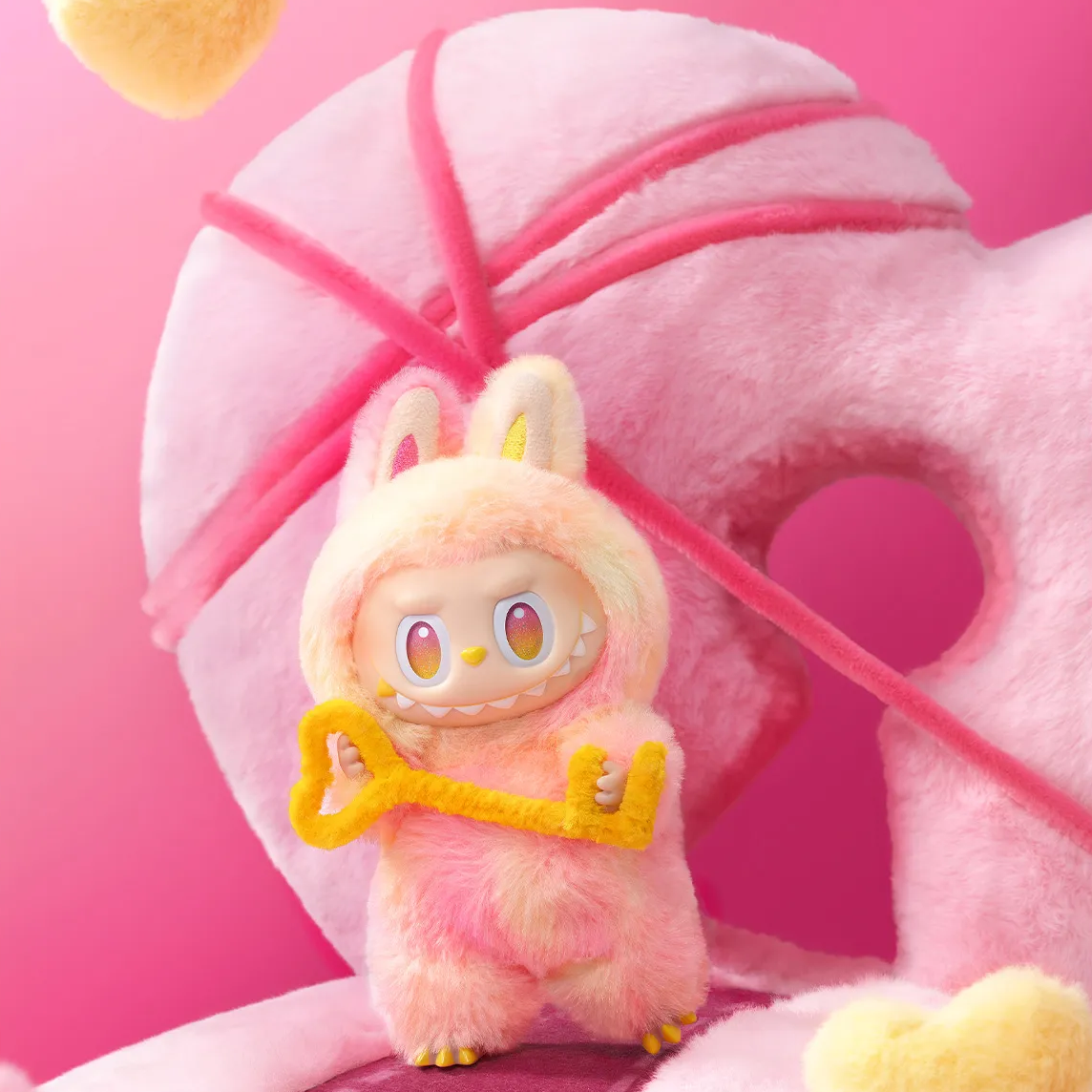 The Monsters Big into Energy Series – Loyalty Pink Edition | Vinyl Plush Pendant Figure