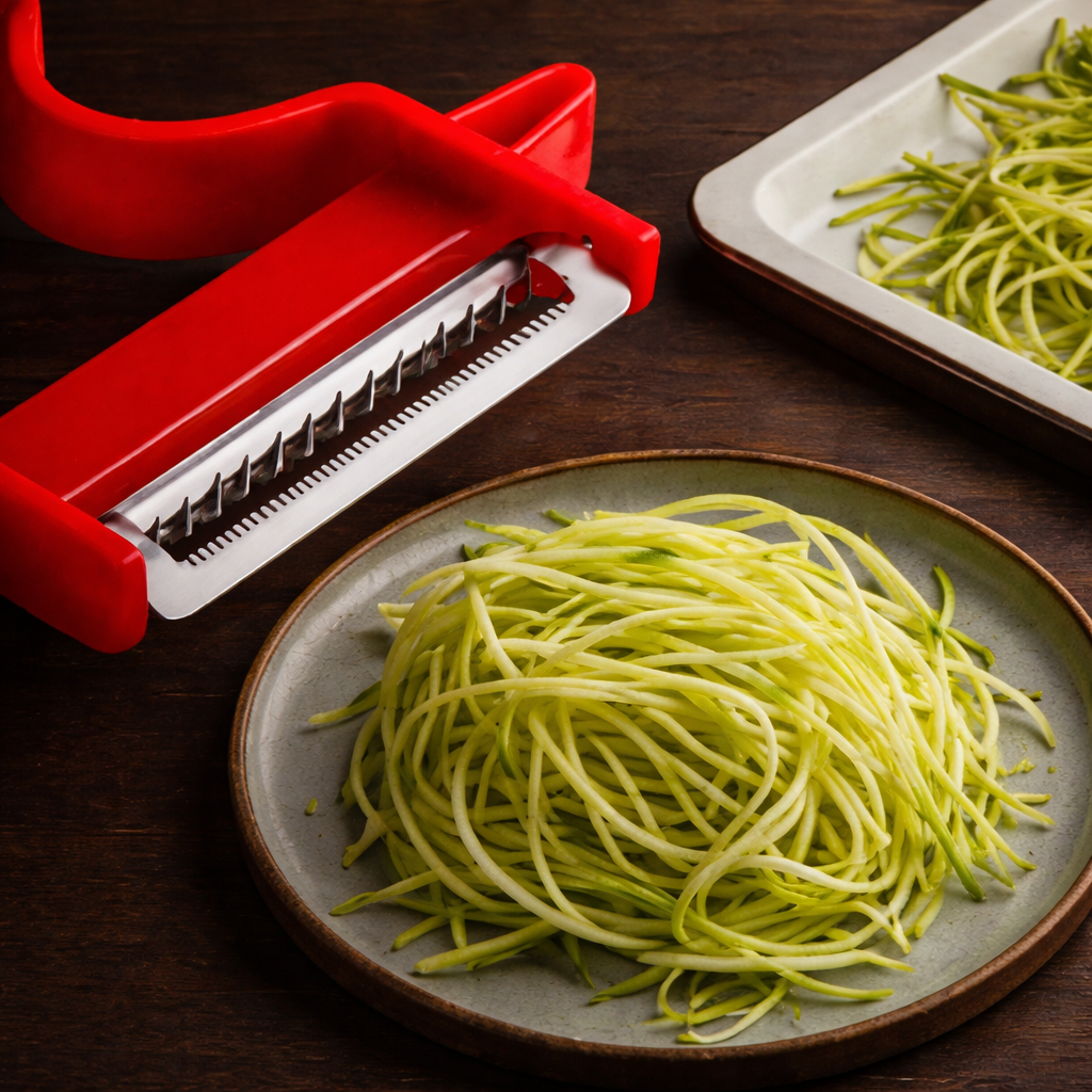 Magic Trio 3-Piece Peeler Set – Julienne, Serrated & Straight Stainless Steel Peelers