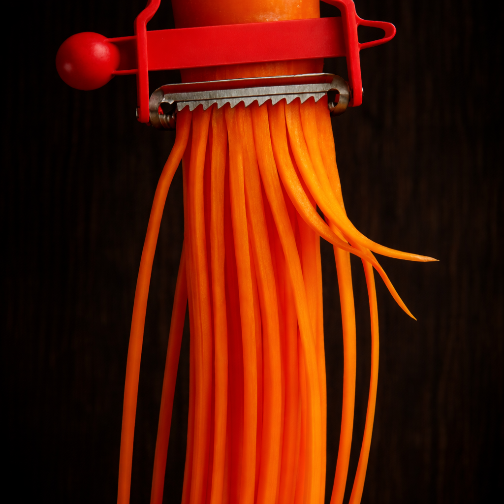 Magic Trio 3-Piece Peeler Set – Julienne, Serrated & Straight Stainless Steel Peelers