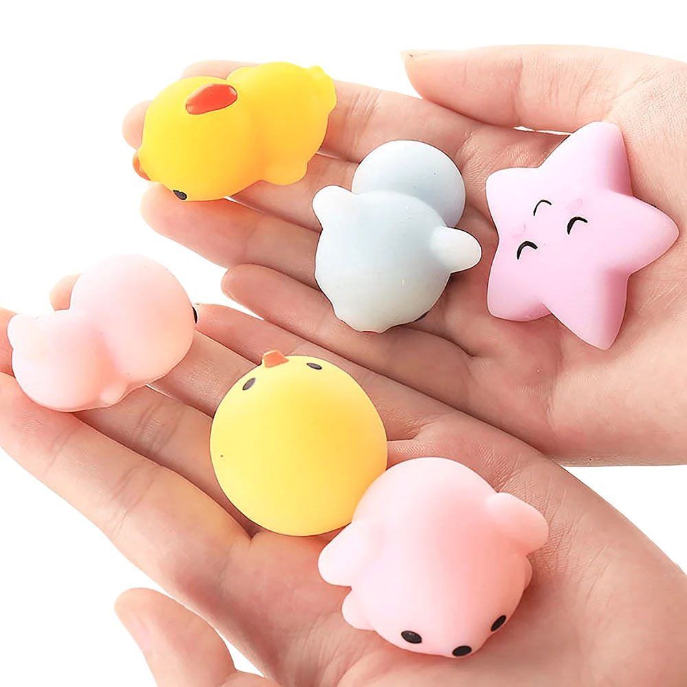 Kawaii Mochi Squishy Toys – Mini Animal Squishies (20-Pack) Party Favors & Pinata Fillers