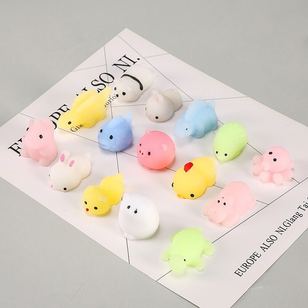 Kawaii Mochi Squishy Toys – Mini Animal Squishies (30-Pack) Party Favors & Pinata Fillers
