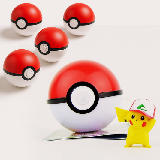 Mini Battle Figures in Poké Ball – Pocket Size Collectible Toy (5 Pack)