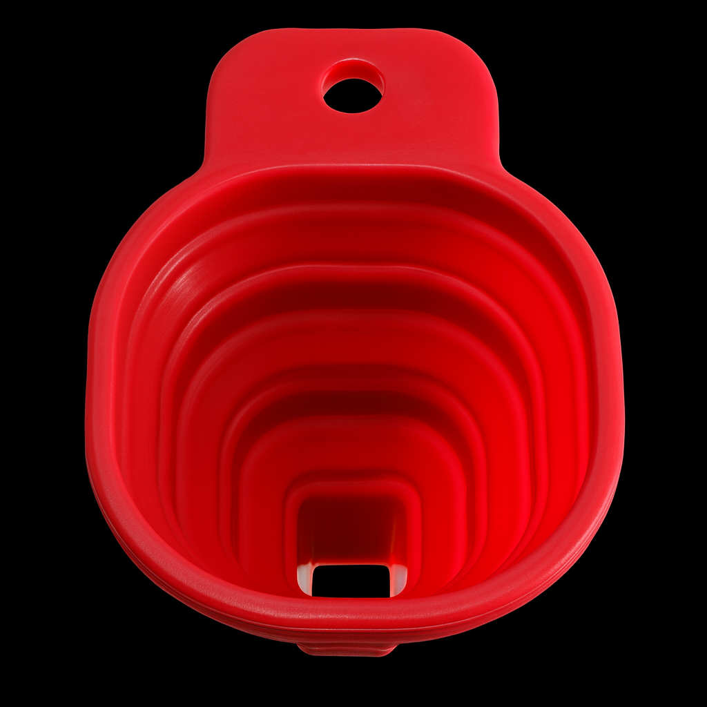 Collapsible Silicone Funnel Set – BPA-Free Foldable Kitchen Funnels (2-Pack)