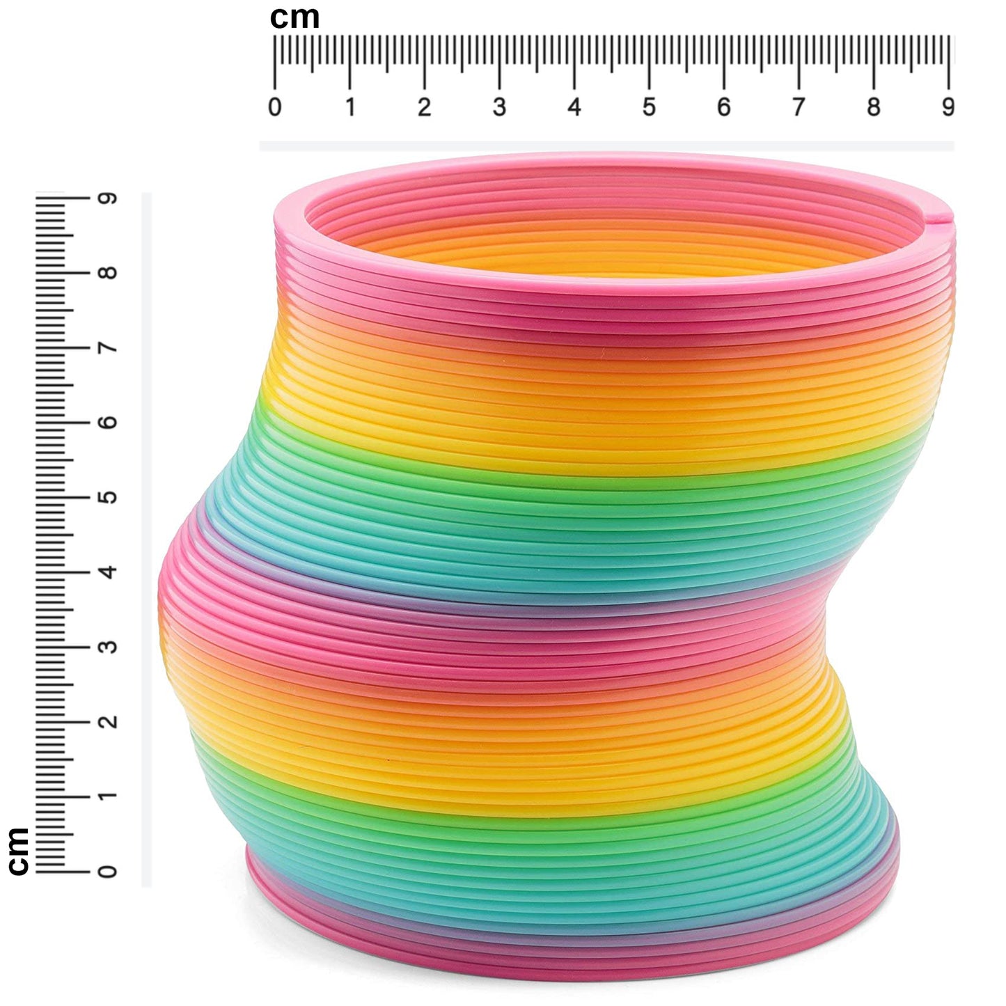 Original Rainbow Slinky Spring Toy – Large Classic Stair-Walking Coil