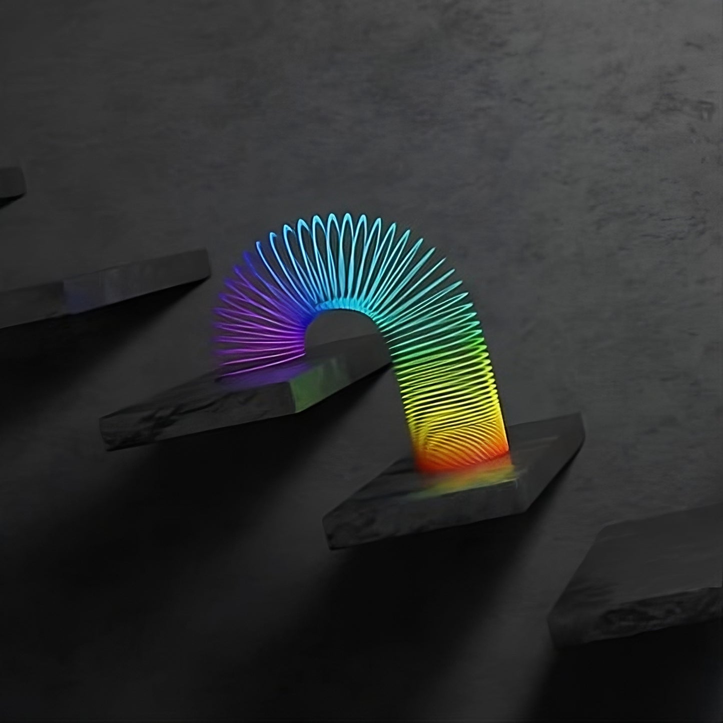 Original Rainbow Slinky Spring Toy – Large Classic Stair-Walking Coil