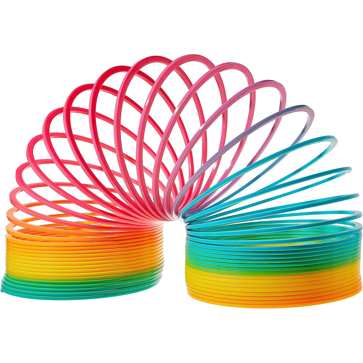 Original Rainbow Slinky Spring Toy – Large Classic Stair-Walking Coil