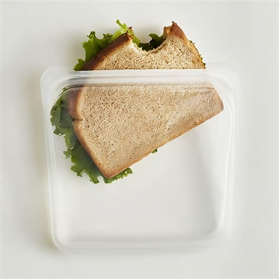 Reusable Silicone Stasher Bags – 3-Pack (2 Medium + 1 Large) Food Storage & Cooking Bags