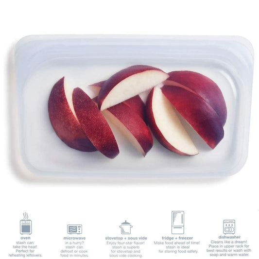 Reusable Silicone Stasher Bag – Small (300 ml) Food Storage & Cooking Bag