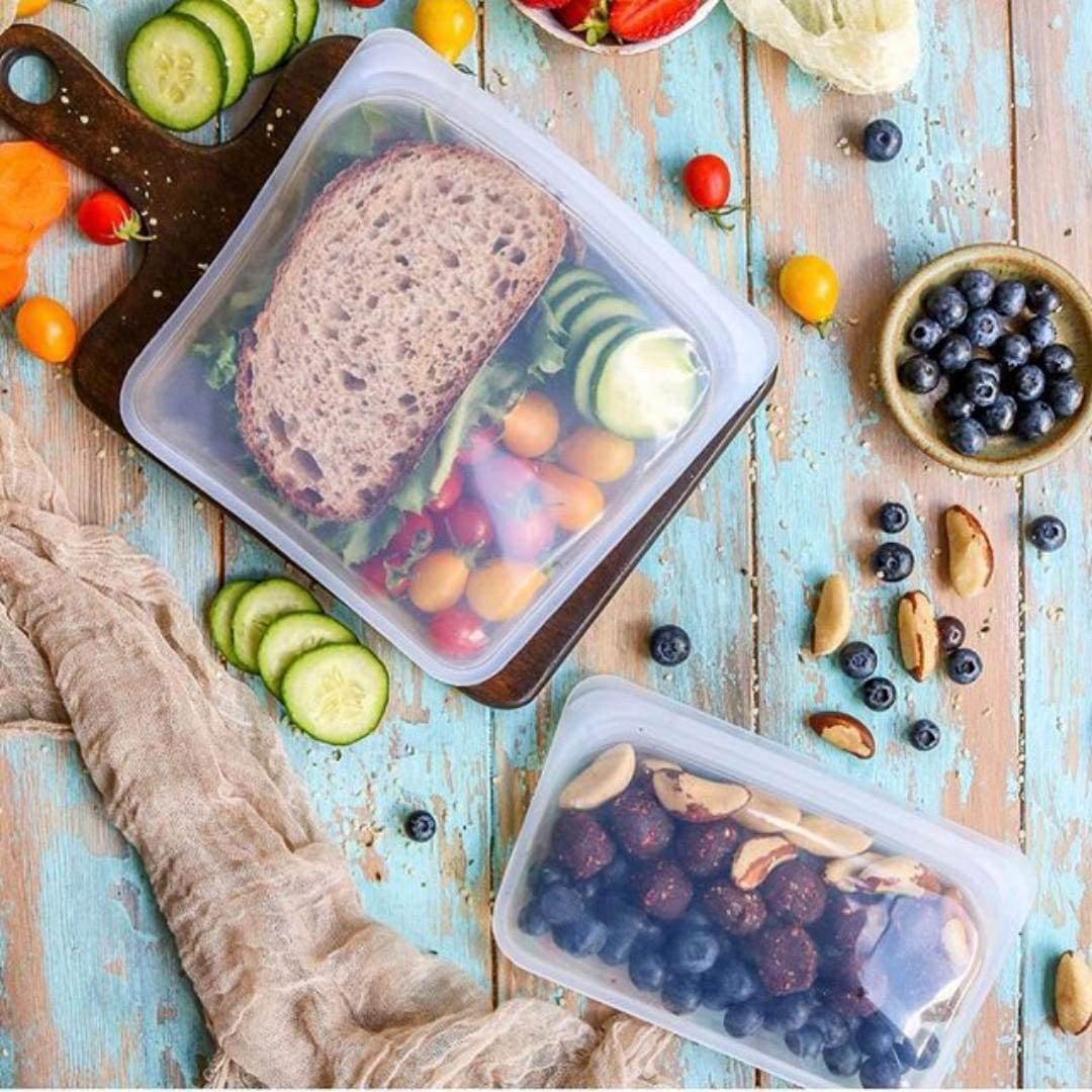 Reusable Silicone Stasher Bag – Small (300 ml) Food Storage & Cooking Bag